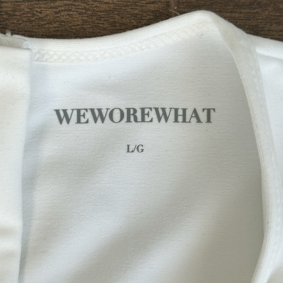 NWT WeWoreWhat Active Dress in Optic White, L - Picture 9 of 16
